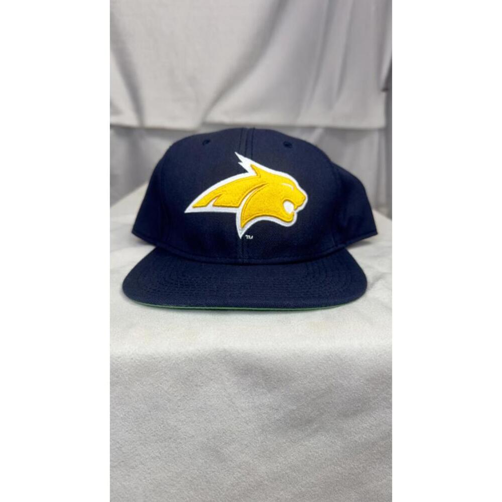navy wildcats snapback hat the game flat‎ brim vintage style